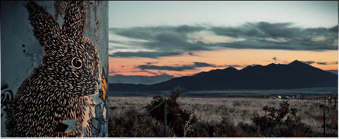 Northern Arizona Flagstaff San Francisco Peaks Sunset Graffiti Navajo Reservation